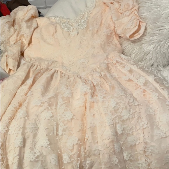 True Vintage 80s lace party dress - Picture 3 of 8